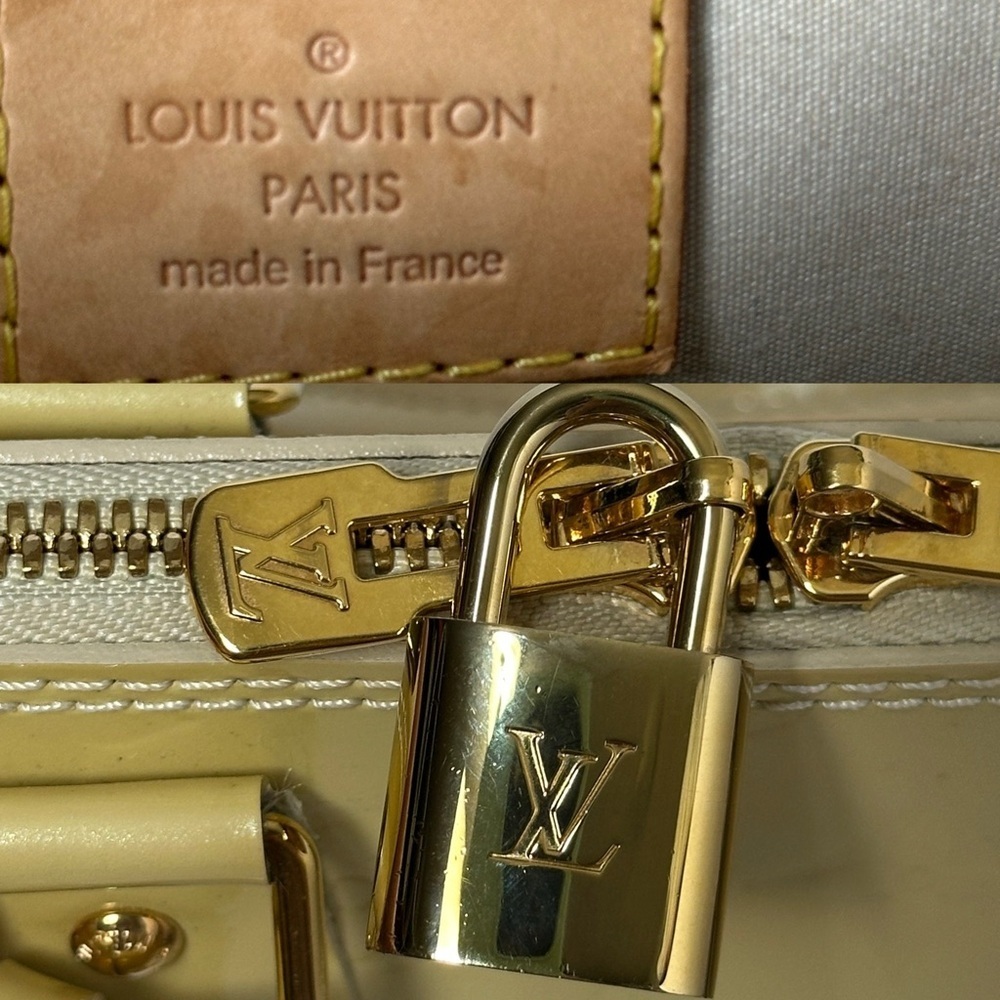 💯 Authentic Louis Vuitton  Alma Vernis handbag w/Free Authentic Burberry wallet🍀 - Picture 13 of 17